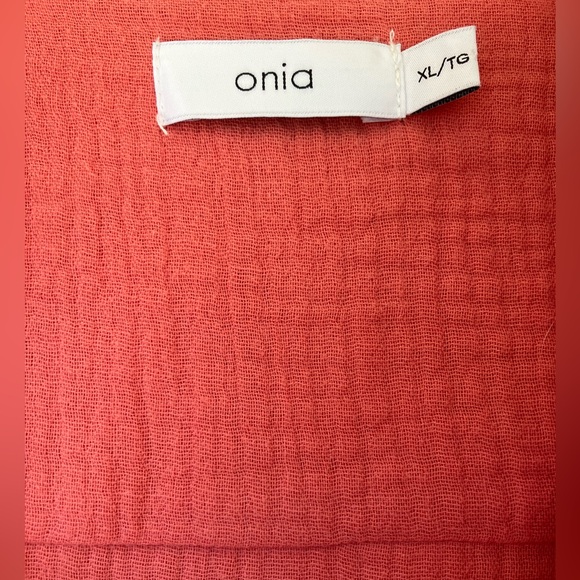Onia Cotton Gauze Wrap Dress XL - Picture 9 of 11
